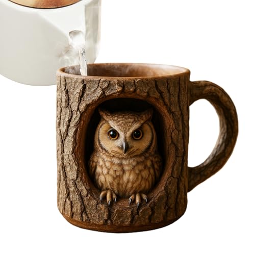 JINGLING 3D-Kaffeetasse, 32 cl, Tierbaum, Teetasse, Kaffee, Morgen, Entspannung, Geburtstag, Wochenende, Freizeit, Arbeit, persönliche Sammlung JINGLING 3D-Kaffeetasse, 32 cl, Tierbaum, Teetasse, Kaffee, Morgen, Entspannung, Geburtstag, Wochenende, Freizeit, Arbeit, persönliche Sammlung von JINGLING