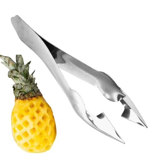JINGLING Ananas Pinzette - Tragbares Erdbeer Pinzetten-Set - Edelstahl Küchenhelfer Multifunktionaler Obstentkerner Für Zuhause Unterwegs Weintrauben Kirschen Salat Damen Herren JINGLING Ananas Pinzette - Tragbares Erdbeer Pinzetten-Set - Edelstahl Küchenhelfer Multifunktionaler Obstentkerner Für Zuhause Unterwegs Weintrauben Kirschen Salat Damen Herren von JINGLING