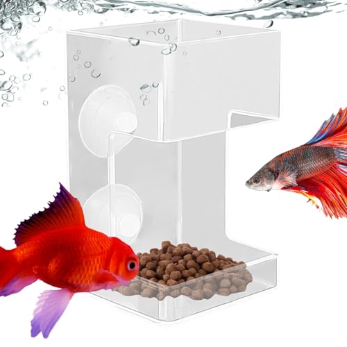 JINGLING Aquarium-Futterrohr, Futterrohr für Fischfutter – Futterspender für Fische, mit Saugstampfung, Futtermaterial, Halterung von JINGLING