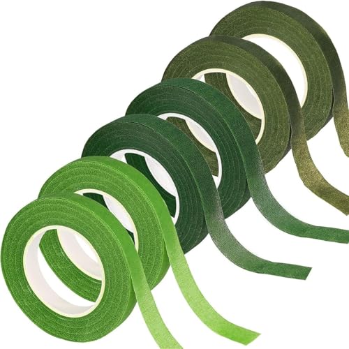 JINGLING Blumenband | 1,27 cm x 164,6 m Floristenband für Kunstblumen | 6 Rollen Bastelwerkzeug für Gestecke Brautsträuße JINGLING Blumenband | 1,27 cm x 164,6 m Floristenband für Kunstblumen | 6 Rollen Bastelwerkzeug für Gestecke Brautsträuße von JINGLING