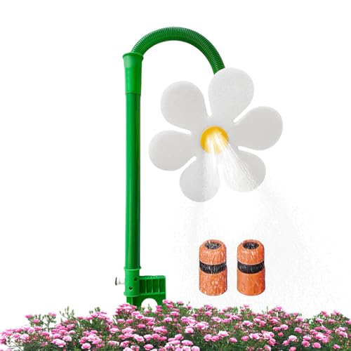 JINGLING Blumenregner Und Gießbrause - Lustiger Tanzender Gartenregner Wasserspielzeug - 360 Grad Rotierendes Bewässerungssystem Sommer Spielzeug Für Garten Hof Wasserspaß von JINGLING