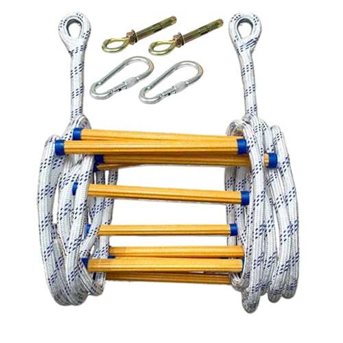 JINGLING Bootsleiter Weich | Bootsleiter Mit Weichem Seil - Wassersport Schwerlast Faltbare Sicherheitsausrüstung Für Yachten Kanufahren Arbeiten In Hoher Höhe Zugang Zu Dächern Und Pontons von JINGLING
