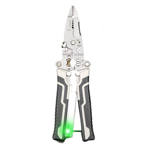 JINGLING Elektro-Kabelabisolierzange,Elektro Abisolierzange - Ergonomischer Griff Crimpzange Präzision Für Haushalt Elektroinstallation Netzwerkkabel JINGLING Elektro-Kabelabisolierzange,Elektro Abisolierzange - Ergonomischer Griff Crimpzange Präzision Für Haushalt Elektroinstallation Netzwerkkabel von JINGLING