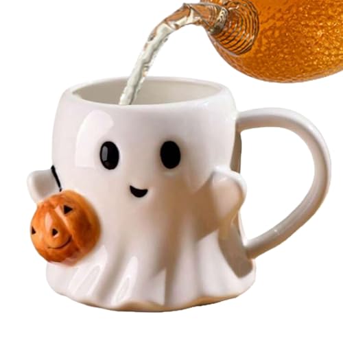 JINGLING Halloween Tasse | Geisterbecher Halloween niedlich | Tasse mit Henkel Design für Haus Küche Geschenk Weihnachten Geburtstag JINGLING Halloween Tasse | Geisterbecher Halloween niedlich | Tasse mit Henkel Design für Haus Küche Geschenk Weihnachten Geburtstag von JINGLING