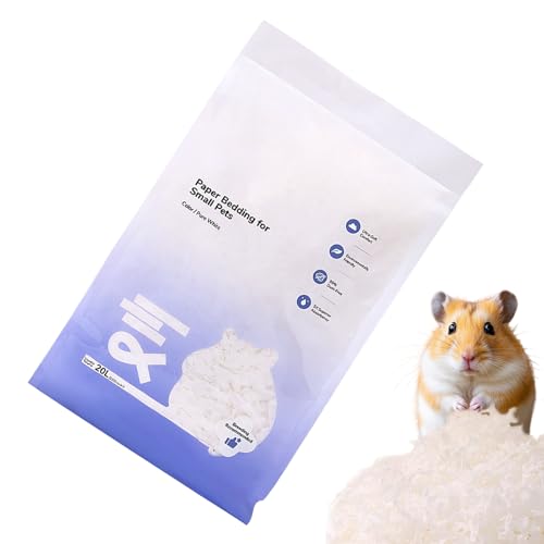 JINGLING Katzentoilette für Kaninchen, aus Baumwollpapier für Hamster | saugfähig und geruchshemmend, sicher, Dekoration für Käfig, für Innenräume, Außen, Nest, Haus, Kaninchen von JINGLING