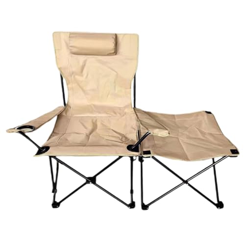 JINGLING Klappbarer Liegestuhl - Hochbelastbare Gartenliege | Ergonomische Campingliege Mit Stabiler Tragkonstruktion Für Garten Balkon von JINGLING