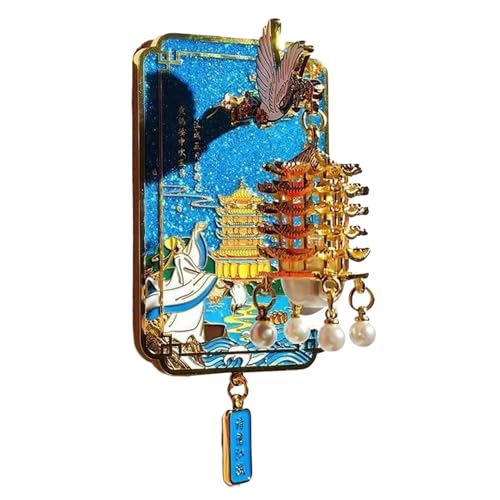 JINGLING Kühlschrankmagnete – Wanddekoration, magnetisch, 3D, gelber , – Magnete im Dunkeln für Küche, Schlafzimmer, Badezimmer, Büro von JINGLING