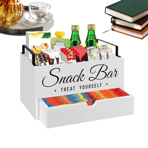 JINGLING Organizer für Kaffeestation – Organizer für Kaffee- und Teestation für Theke | Küchenaufbewahrung mit Schublade für Kaffeepads Zucker Gewürze Zuhause JINGLING Organizer für Kaffeestation – Organizer für Kaffee- und Teestation für Theke | Küchenaufbewahrung mit Schublade für Kaffeepads Zucker Gewürze Zuhause von JINGLING