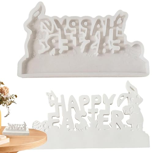 JINGLING Osterschokoladen-Bonbonform, Silikonformen - Bunny Image Resin Moulds - Silikonform - Kerzenherstellungsformen mit einfacher Freigabe für Familie Freunde von JINGLING