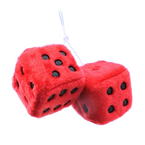 JINGLING Plüschwürfel, Car Hanging Furry Dice, Plüschwürfel Auto Plüsch Würfel Autowürfel Fuzzy Dice 7.5 X 7.5 X 7.5cm Für Auto, Zimmer, Tisch, Wand, Kühlschrank, Tasche, Usw JINGLING Plüschwürfel, Car Hanging Furry Dice, Plüschwürfel Auto Plüsch Würfel Autowürfel Fuzzy Dice 7.5 X 7.5 X 7.5cm Für Auto, Zimmer, Tisch, Wand, Kühlschrank, Tasche, Usw von JINGLING