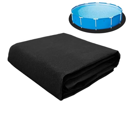 JINGLING Poolunterlage - Runde Robuste Pool Unterlage - Dicke Ersatzmatte Bodenplane Verhindert Durchstiche Für Schwimmbecken Rasen Terrasse Garten von JINGLING