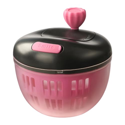 JINGLING Salatschleuder - Gemüsetrockner Schleuder - 800ml Sieb Spülschale Schredder Robustes Küchenvorbereitung Werkzeug für Haushalt Picknick Reise Waschen Abtropfen von JINGLING