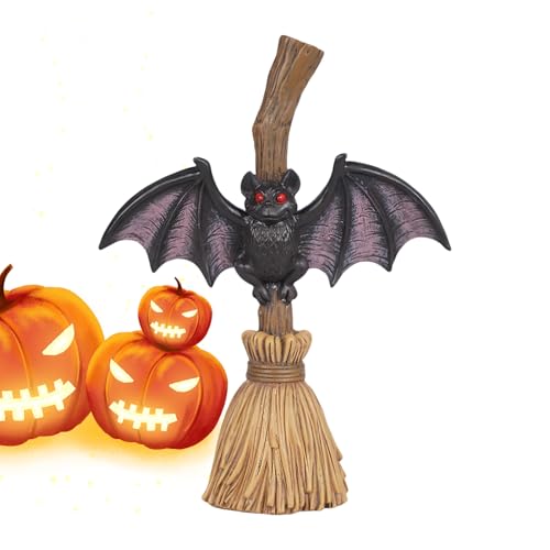 JINGLING Schreibtischdekoration für Halloween | Halloween-Figuren mit - und -Design, Ornamente Statuen, Mittelstücke für Büro, Kamin, Bibliothek, Garten, Haus, Innen von JINGLING