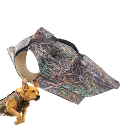 JINGLING Tarnweste für Hunde, Tarnweste für Hunde, Kleidung für Hunde, Jagdweste, verstellbare Kleidung für Hunde, Trainingsweste für Hunde von JINGLING