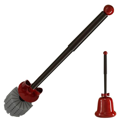 JINGLING Toilettenbürste, WC-Bürste, Zubehör für Badezimmer, Tiefenreinigung, Weihnachtsglocke, für Wohnheim, Universität, Wohnung, Haus von JINGLING