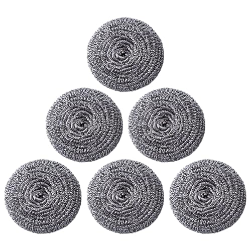 JINGLING Topfschwamm – Reinigungswerkzeug für Küche und Bad, 6-teilig, wiederverwendbar, für Töpfe, Pfannen, Waschbecken, Haus, Restaurant, Camping, Outdoor, Grill, Herd, JINGLING Topfschwamm – Reinigungswerkzeug für Küche und Bad, 6-teilig, wiederverwendbar, für Töpfe, Pfannen, Waschbecken, Haus, Restaurant, Camping, Outdoor, Grill, Herd, von JINGLING