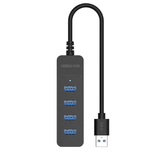 JINGLING USB 3.0 Hub, USB 3.0 Hub, Portsplitter, Hub 3.0 Plug and Play, Hub Splitter, 4 Ports für Laptop, Schlüssel, Drucker, von JINGLING