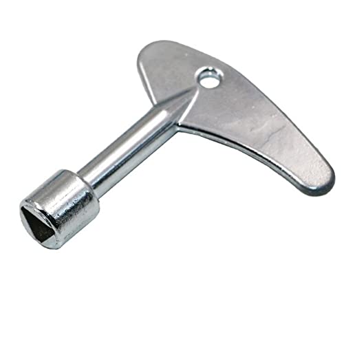 JINGLING Wasserzählerschlüssel | Wasserabschaltschlüssel aus Zinklegierung,Radator Key Gartenschlauchschlüssel für Heizkörper, Stromzähler, Wasserhahn und Schloss von JINGLING