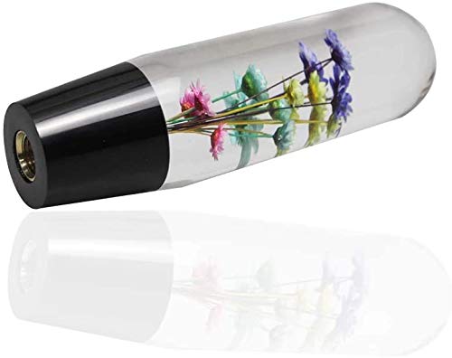 JINGLINGKJ MT AT Schaltknauf aus transparentem Acryl mit Blumenmotiv in Wasserblasen und 2 Adapter 10 cm JINGLINGKJ MT AT Schaltknauf aus transparentem Acryl mit Blumenmotiv in Wasserblasen und 2 Adapter 10 cm von JINGLINGKJ