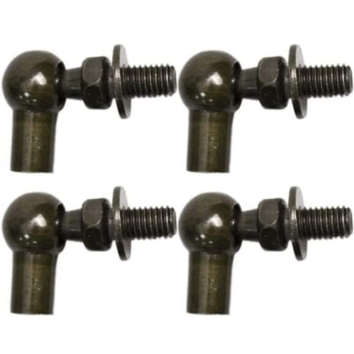 JINGLINGKJ nicht abnehmbare integrierte runde M8-Schraube M6 Innengewinde-Unterstützung Kugelgelenk-Endbeschlag Lagergelenk 4 Stück, schwarz JINGLINGKJ nicht abnehmbare integrierte runde M8-Schraube M6 Innengewinde-Unterstützung Kugelgelenk-Endbeschlag Lagergelenk 4 Stück, schwarz von JINGLINGKJ