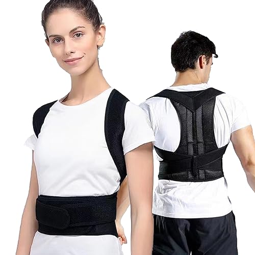 Haltungskorrektur Rücken Damen und Herren，Rücken Geradehalter，Back Posture Corrector，Lendenwirbelstütze Verstellbarer Rückenposenkorrektor,Schaffen Sie eine Aufrechte und Selbstbewusste Haltung von JINGSHUBO