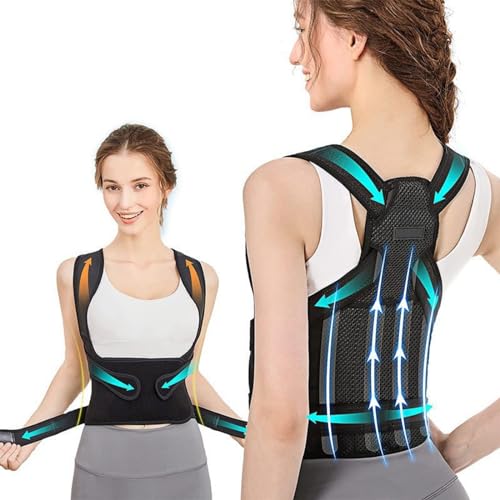 JINGSHUBO Haltungskorrektur Rücken Damen und Herren，Rücken Geradehalter，Back Posture Corrector，Lendenwirbelstütze Verstellbarer Rückenposenkorrektor von JINGSHUBO