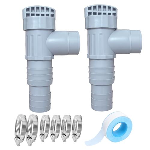 JINGTOPS Pool Absperrhahn Mit 32mm Schlauchadapter,Pool Zubehör Ventil Schlauchverbinder 32mm,Pool Adapter 32 Mit Eckventil Für Pool Pumpe Mit Sandfilter Wartungs JINGTOPS Pool Absperrhahn Mit 32mm Schlauchadapter,Pool Zubehör Ventil Schlauchverbinder 32mm,Pool Adapter 32 Mit Eckventil Für Pool Pumpe Mit Sandfilter Wartungs von JINGTOPS