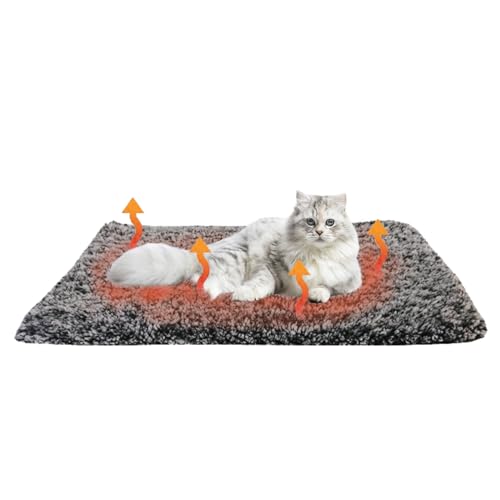 JINGTOPS Wärmedecke für Hunde,Selbstheizende Decke für Katzen Hunde, Katzenbett, Waschbar Hundedecke, Katzenhaus Outdoor,Haustiere Wärmematte Winter (S 40x50cm) von JINGTOPS