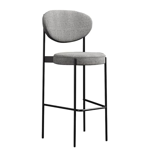 JINGYAN Barhocker Nordic Iron Bar Chair Household High Fashion Creative Net Red Modern Simple Back von JINGYAN
