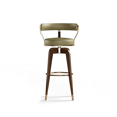 JINGYAN Barhocker Revolving Kitchen bar Stool solid Wood Household Furniture high Chair von JINGYAN