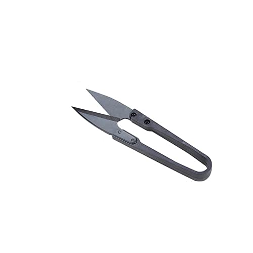 JINGYAN Baumscheren & Gartenscheren New Practical Sewing Scissors, U-shaped, High, Necessary Small For Bonsai Trimming(Black) von JINGYAN