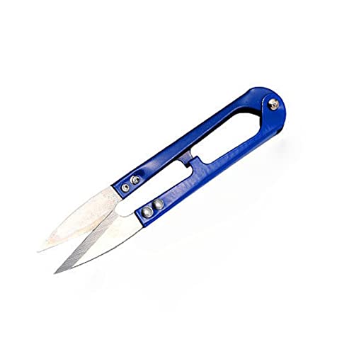 JINGYAN Baumscheren & Gartenscheren New Practical Sewing Scissors, U-shaped, High, Necessary Small For Bonsai Trimming(Blue) von JINGYAN