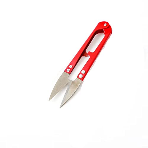 JINGYAN Baumscheren & Gartenscheren New Practical Sewing Scissors, U-shaped, High, Necessary Small For Bonsai Trimming(Red) von JINGYAN