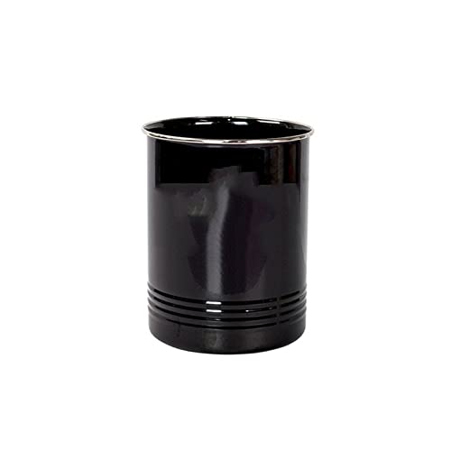 JINGYAN Besteckhalter Küchengeräte Container Aufbewahrungsbehälter Küche Metall Eimer für Topflöffel Essstäbchen Halter Löffel TOP Clip Box Geschirr(Black) von JINGYAN
