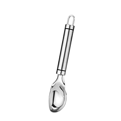JINGYAN Eisportionierer 1PCS Stainless Steel Ice Cream Scoop Digging Ball Spoon Dessert Scooper with Round Handle Kitchen Creative Tool von JINGYAN