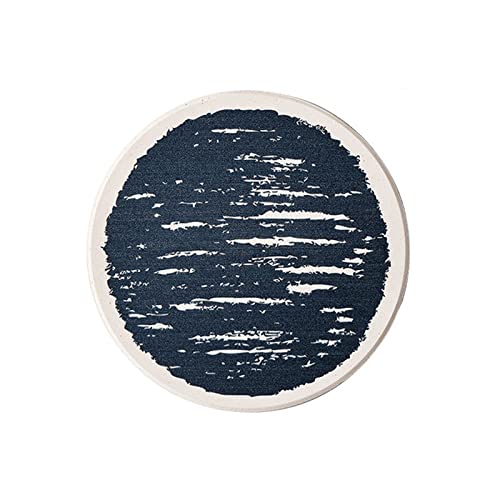 JINGYAN-Getränke-Untersetzer Diatom Schlammuntersetzer rutschfest Runde Tischset Wasser absorbiert Besteck Isolierung Anti-Branding-Untersetzer-Marmor-Tischdekor(Type d) von JINGYAN