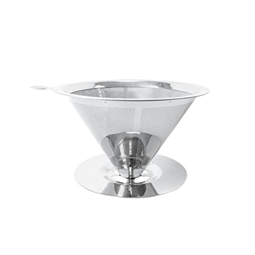 JINGYAN Kaffeefilter Edelstahl Kaffeefilter Wiederverwendbare Tasse Pour Over Kaffee Dripper Barista Werkzeug Tee Filterhalter JINGYAN Kaffeefilter Edelstahl Kaffeefilter Wiederverwendbare Tasse Pour Over Kaffee Dripper Barista Werkzeug Tee Filterhalter von JINGYAN