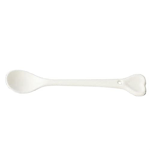 JINGYAN Kaffeelöffel 1pc Pure White Porcelain Spoons Mini Kitchen Ceramic Tea Coffee Sugar Dessert Ice Cream Spoon Bone Flatware JINGYAN Kaffeelöffel 1pc Pure White Porcelain Spoons Mini Kitchen Ceramic Tea Coffee Sugar Dessert Ice Cream Spoon Bone Flatware von JINGYAN