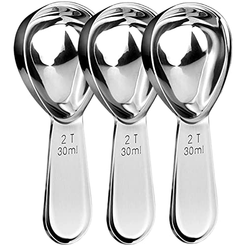 JINGYAN Kaffeelöffel Coffee Scoop, Spoons Tablespoon Measuring for Tea, Ground, Whole Bean, Scoops for Canisters von JINGYAN