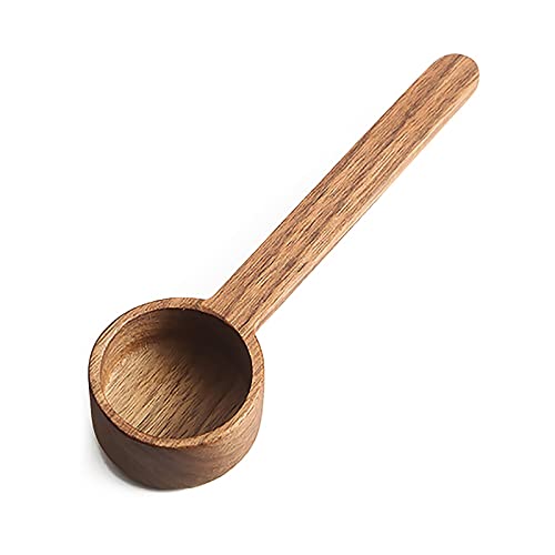 JINGYAN Kaffeelöffel Wooden Coffee Scoop Measuring Spoon Black Walnut Wood Kitchen For Sugar Spice Powder Accessories(A) von JINGYAN