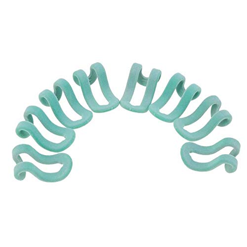 JINGYAN Mehrzweckhaken 10PCS / Lot-Tuch-Aufhänger-Haken Mini Beflockung Kleiderbügel Einfach Haken Wandschrank-Organisator-Halter spart Raum nicht Beleg Hanger(4) von JINGYAN