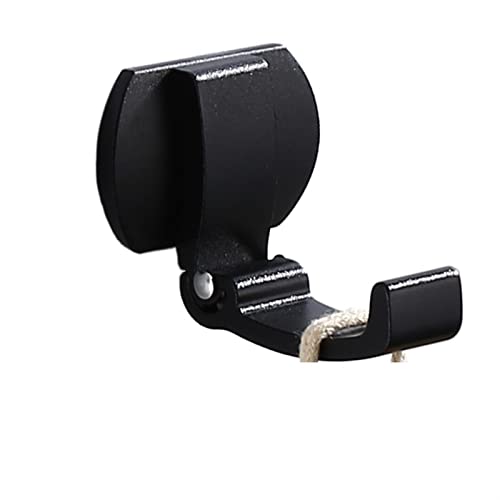 JINGYAN Mehrzweckhaken Goldklapper Gewandhaken Einzelhaken Handtuchhaken for Badezimmer Mantel Haken Aufhänger Kleidung for Schlafzimmer Kleiderbügel Set for Küchentürhaken(Black) von JINGYAN