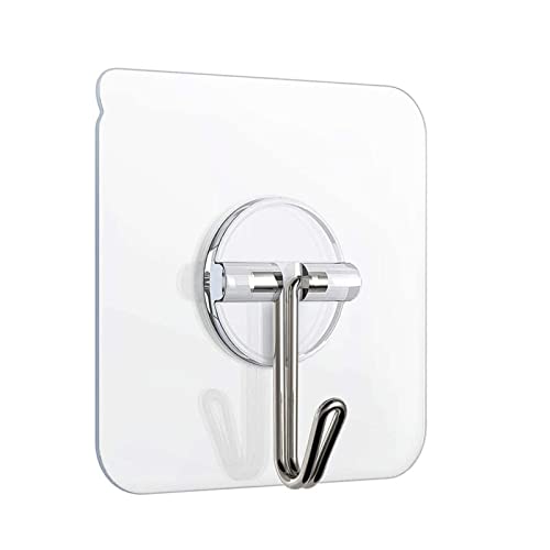 JINGYAN Mehrzweckhaken Haken Universal starker nahtloser Kleiderbügel Lagerregal transparente wasserdichte Wandaufkleber Universalhaken Küchenwerkzeuge von JINGYAN
