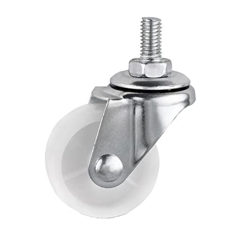 JINGYAN-Rollen Caster weiße Schraube Universalgetriebe Nylon bewegliche Rolle verschleißfester Blumenständer billige Rollen von JINGYAN