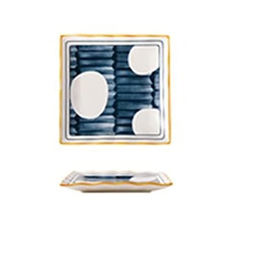 JINGYAN Speiseteller Keramikplatte Sushi Obst Salatteller Kreative Dessert Kuchen Snack Tablett Lebensmittelteller JINGYAN Speiseteller Keramikplatte Sushi Obst Salatteller Kreative Dessert Kuchen Snack Tablett Lebensmittelteller von JINGYAN