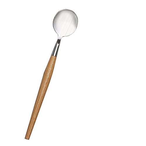 JINGYAN Teelöffel Fork Spoon Saladset Serving Spoons Kitchen Utensils Dinner Teaspoons Server Servers Tongs Wood Handle Cooking JINGYAN Teelöffel Fork Spoon Saladset Serving Spoons Kitchen Utensils Dinner Teaspoons Server Servers Tongs Wood Handle Cooking von JINGYAN