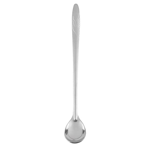 JINGYAN Teelöffel Stainless Steel Long handle Iced Tea Spoon Coffee Cold Drink Fruit Juice Spoons Ice Scoop Mixing von JINGYAN