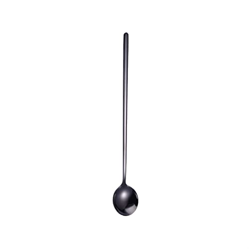 JINGYAN Teelöffel Thicker Long Handle Coffeee Spoon Stainless Steel Coffee Stirring Teaspoons Colorful Dessert Tableware von JINGYAN