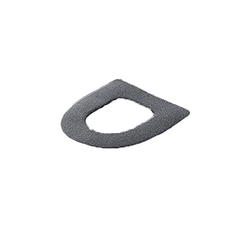 JINGYAN Toilettensitzbezüge U-förmige elastische verdickte Toilettensitz Haushalt Toilettensitz Kissen Waschbar Warmsitz Toilettenabdeckung(Dark Gray) von JINGYAN