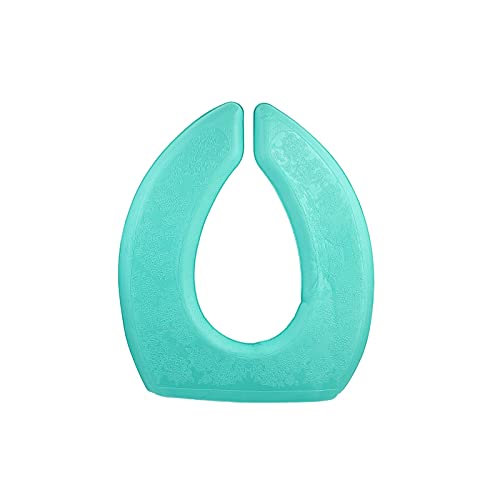 JINGYAN Toilettensitzbezüge Wasserdichtes weiches WC-Sitzkissen Eva Verdicken Paste Toilettenring Aufkleber Toilette Sitzbezug Pad Badezimmer Zubehör(Light Green) von JINGYAN